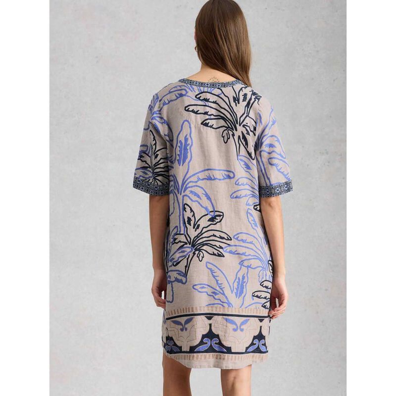 White Stuff Ash Linen Dress image number 1